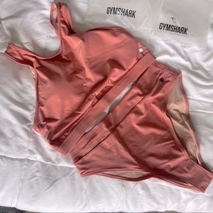 GYMSHARK HIGH RISE BIKINI SET - LOGHT PINK